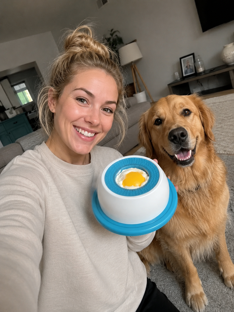 Interactive Slow Feeder Licking Bowl