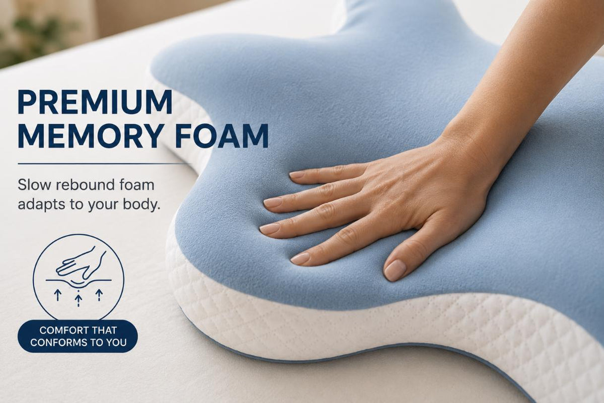 Ergonomic Butterfly Neck Alignment Pillow