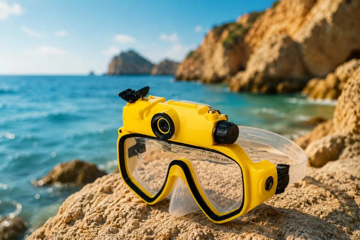 4K HD Panoramic Diving Camera Mask