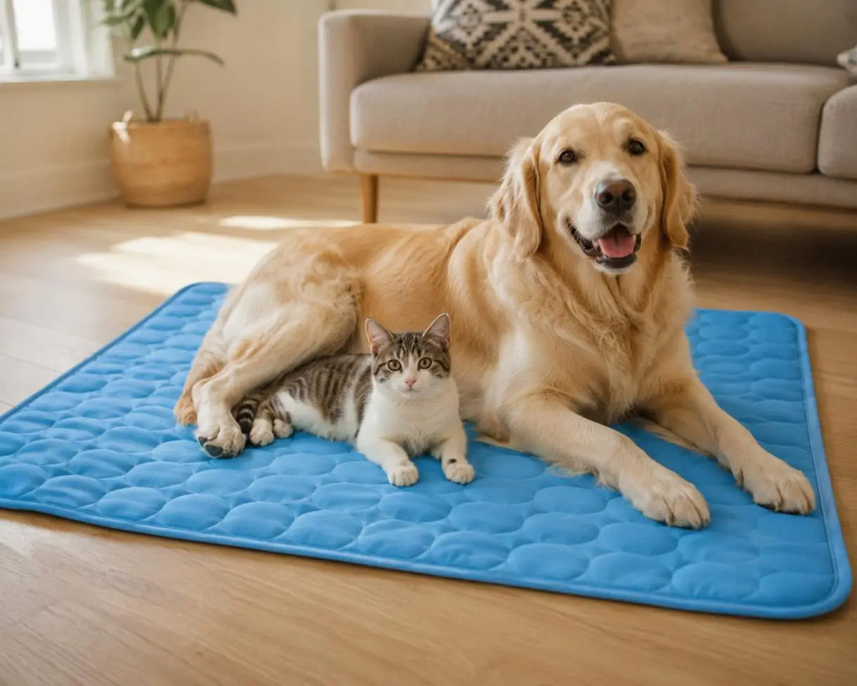 Ice Silk Cooling Mat for Dogs & Cats