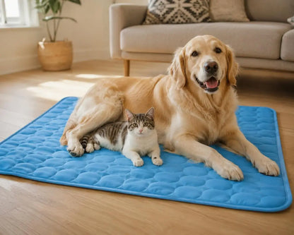 Ice Silk Cooling Mat for Dogs & Cats