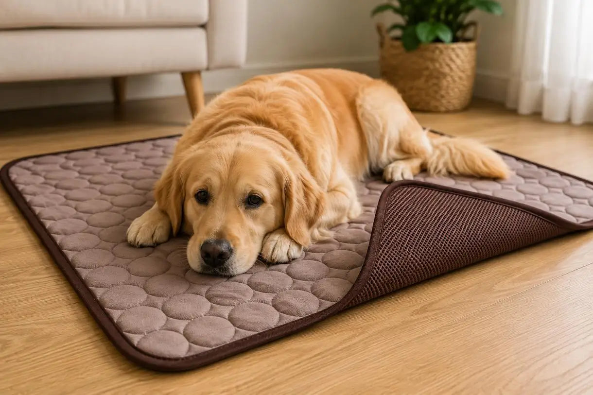 Ice Silk Cooling Mat for Dogs & Cats
