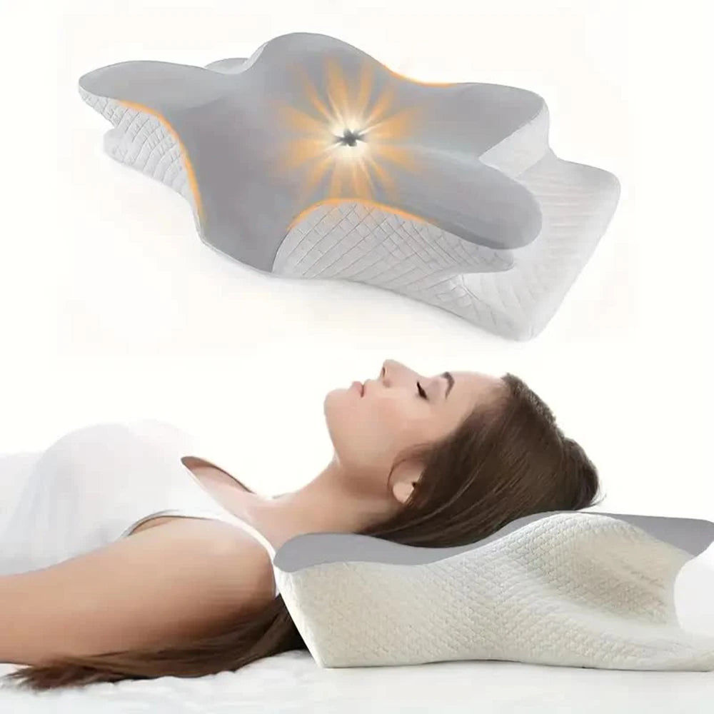 Ergonomic Butterfly Neck Alignment Pillow