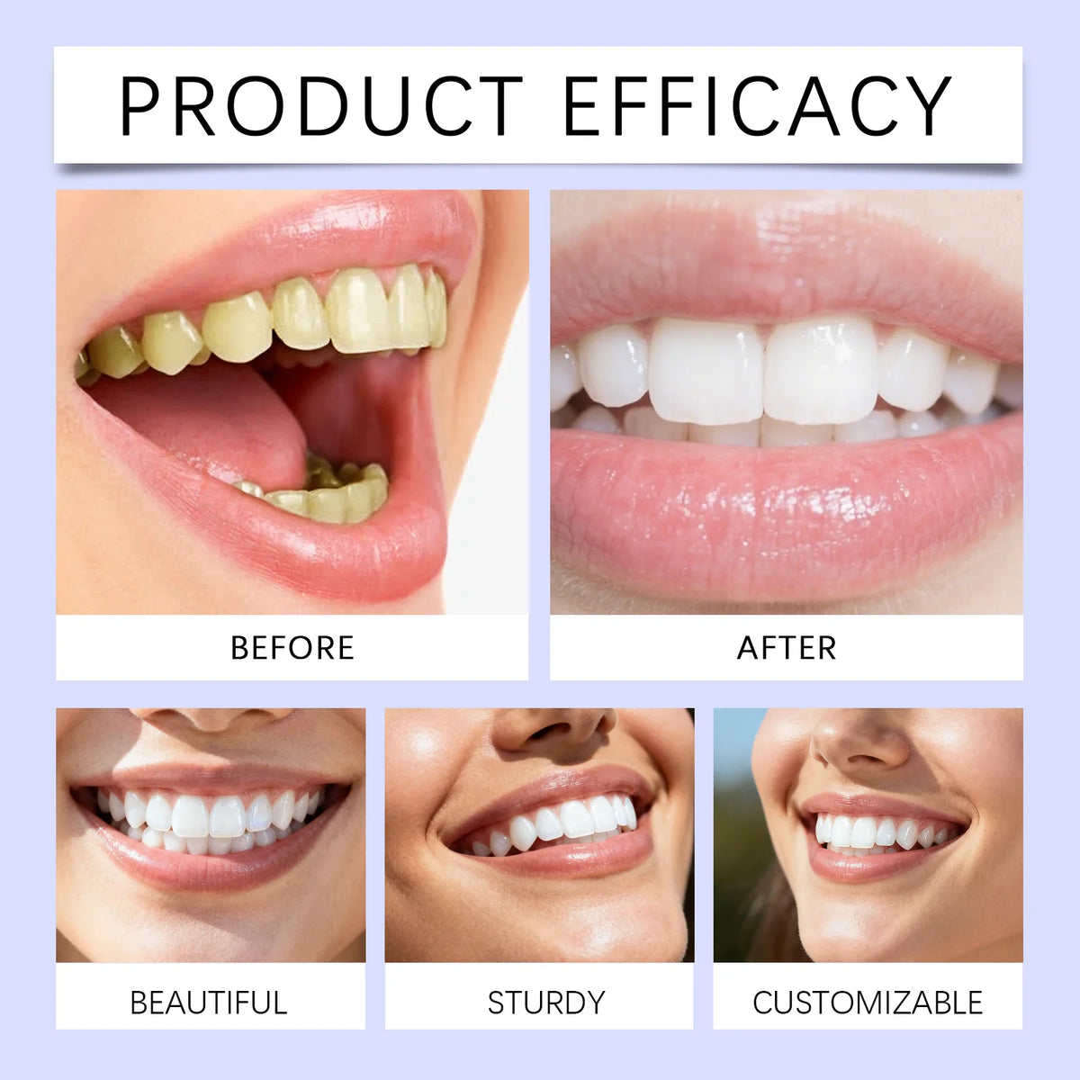 Violet Color Correcting Whitening Strips