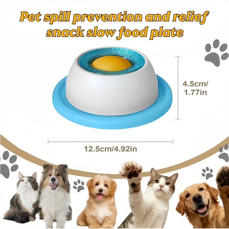 Interactive Slow Feeder Licking Bowl