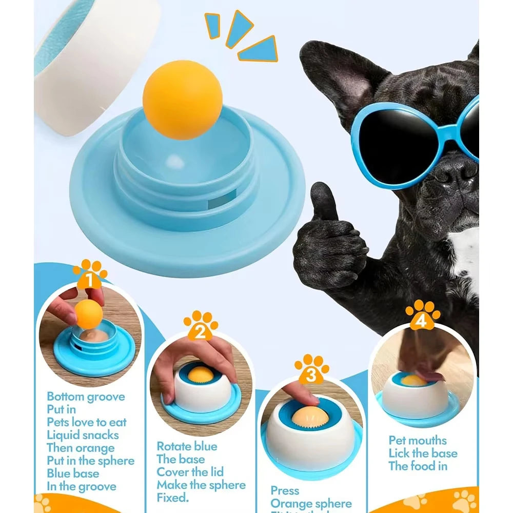 Interactive Slow Feeder Licking Bowl